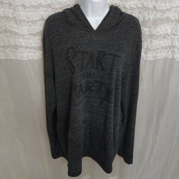 Alternative Apparel Start the Party Gray Hoodie - Picture 1 of 8